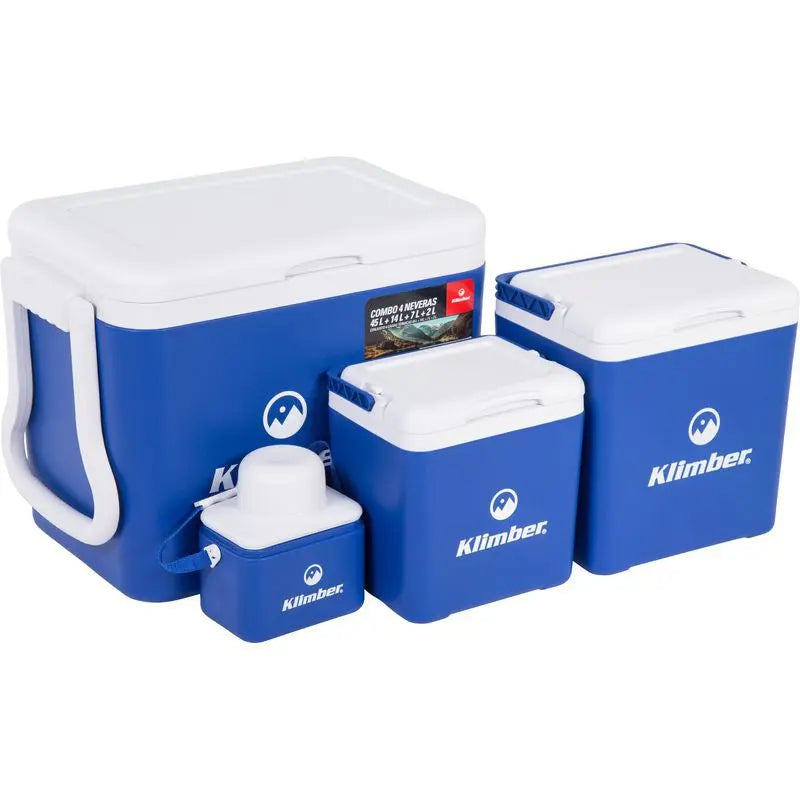 Combo 4 Neveras; 45 Litros + 14 Litros + 7 Litros + 2 Litros - Muebles Dummi