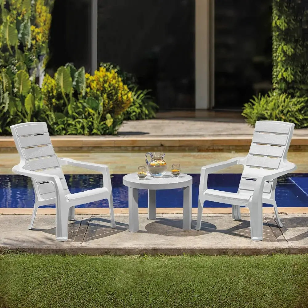 Combo Aire Libre (1 Mesa de Centro + 2 Sillas Playeras Barú) - Rimax - Muebles Dummi
