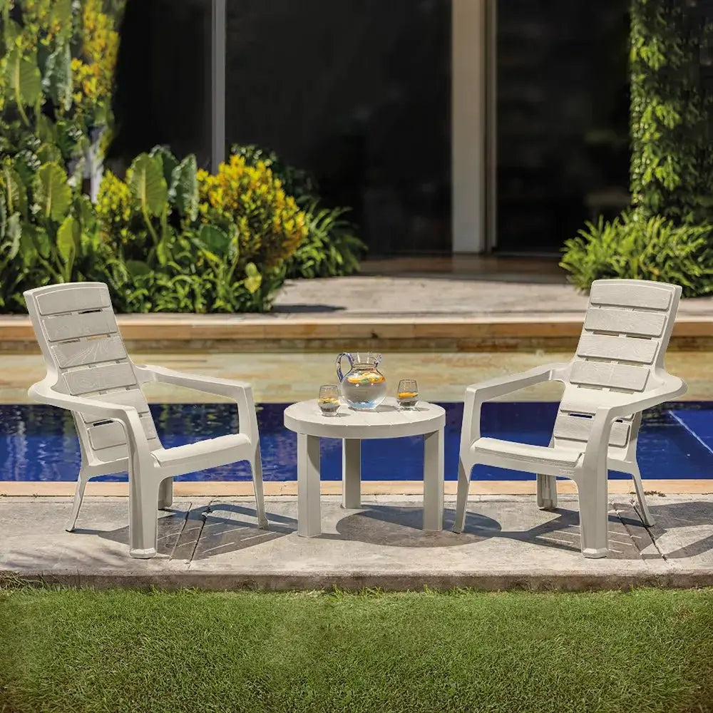 Combo Aire Libre (1 Mesa de Centro + 2 Sillas Playeras Barú) - Rimax - Muebles Dummi