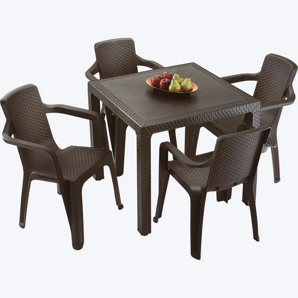 Combo Eterna 4 Sillas + Mesa - Rimax - Muebles Dummi
