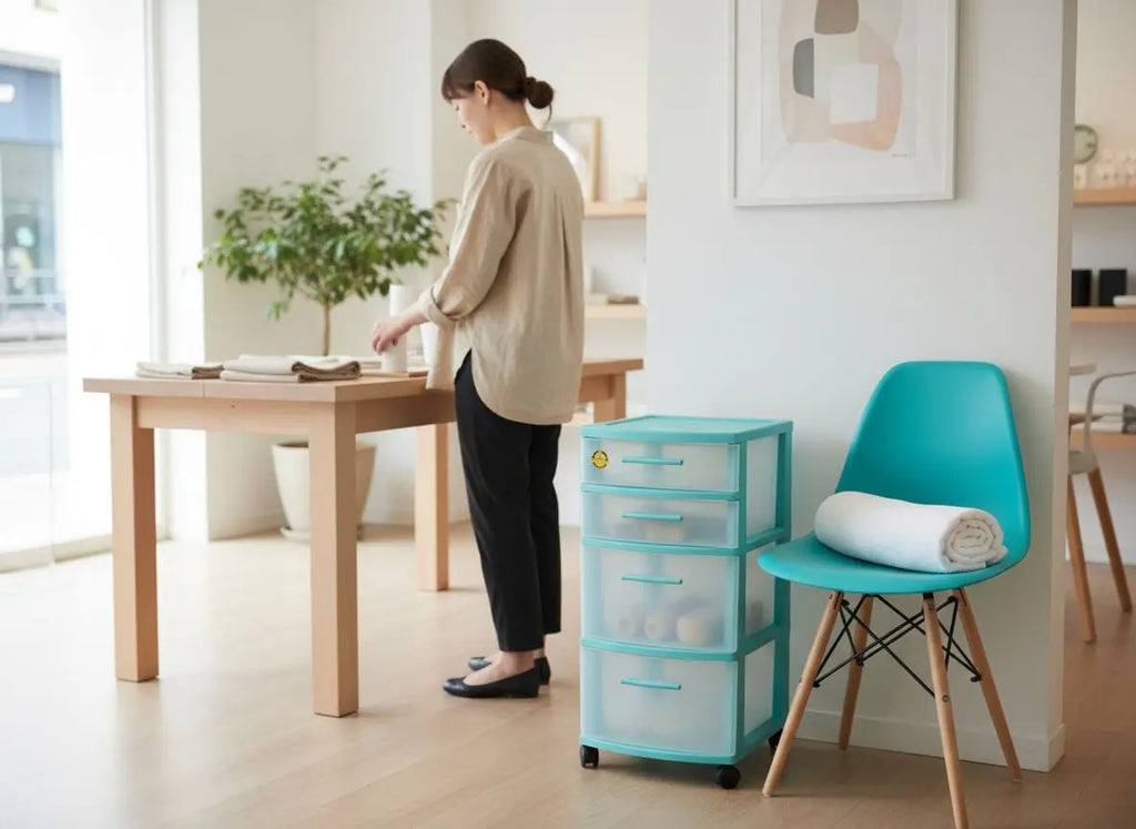 Combo Gavetero Con Silla Eames - Muebles Dummi