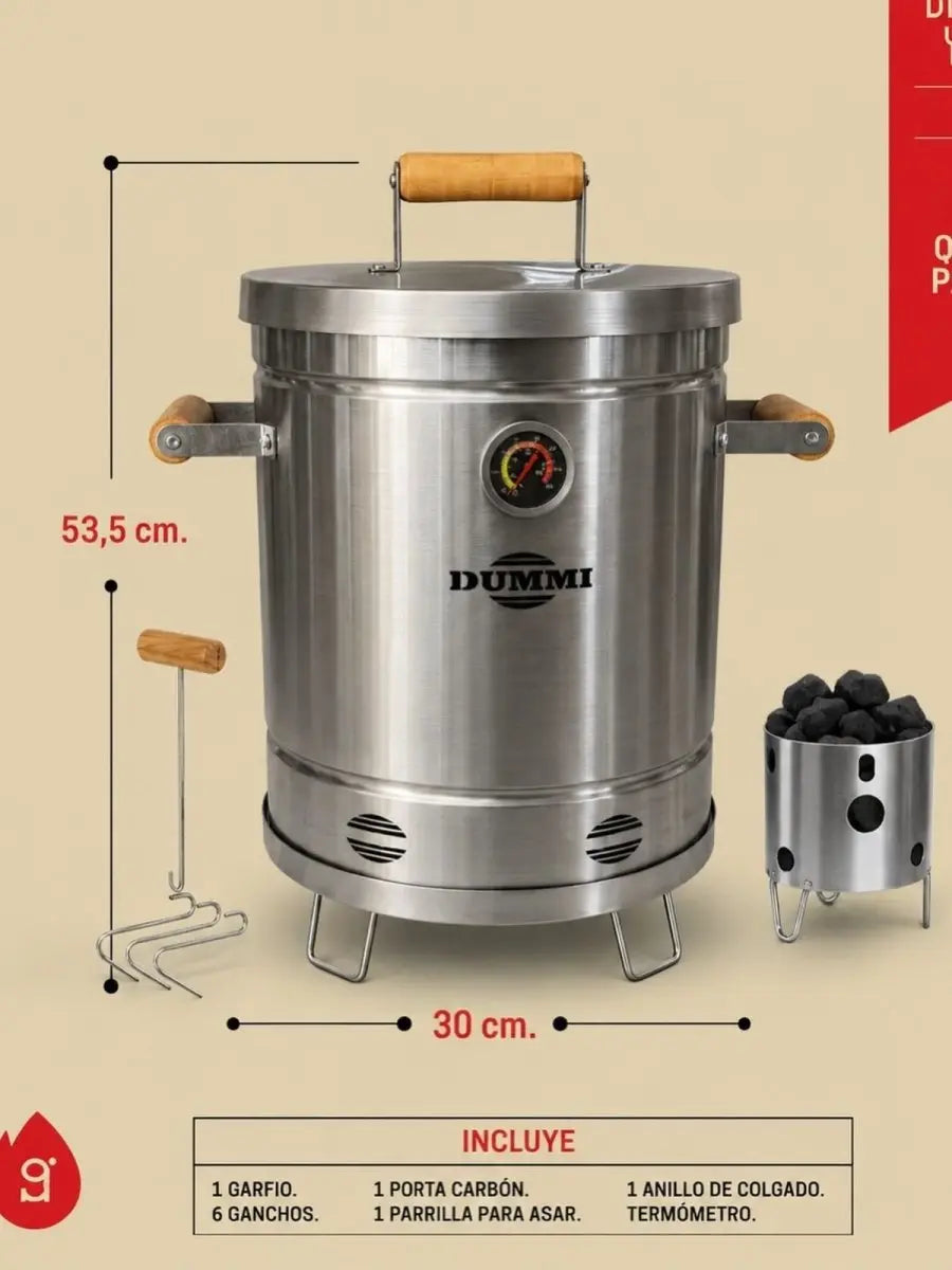 Combo Mundialero - Barril Con Camiseta de Colombia y Carbon - Muebles Dummi