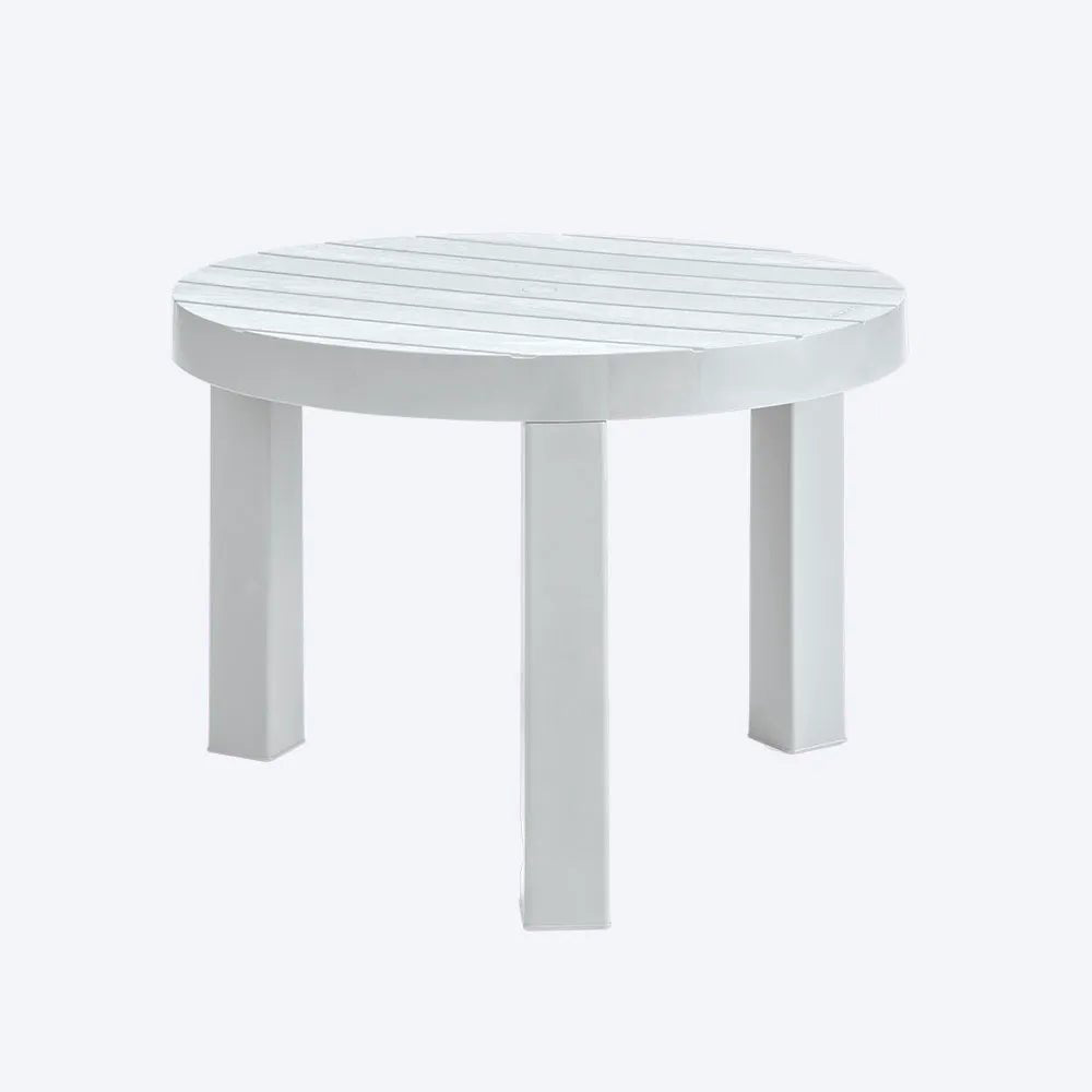 Combo Piscina Gris (2 Camas Asoleadoras + 1 Mesa de Centro Baru) - Muebles Dummi