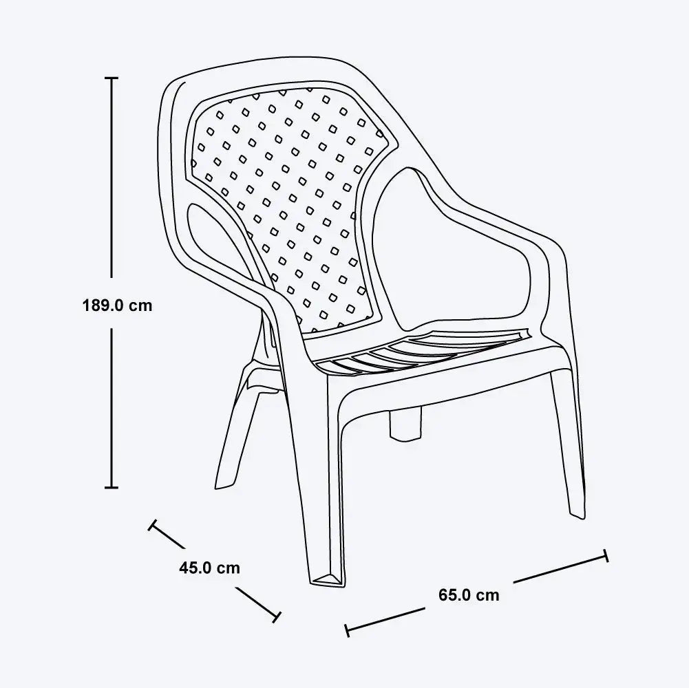 Combo Playero (2 Camas Asoleadoras + 2 Sillas Playeras + 1 Mesa de Centro) - Rimax - Muebles Dummi