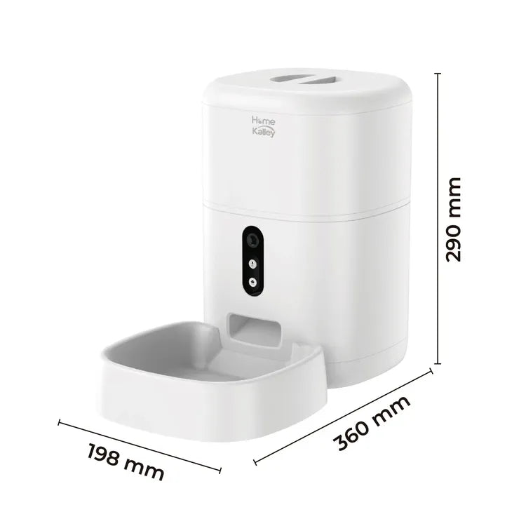 COMEDERO DISPENSADOR INTELIGENTE PARA MASCOTAS - KALLEY 4 LTS - Muebles Dummi