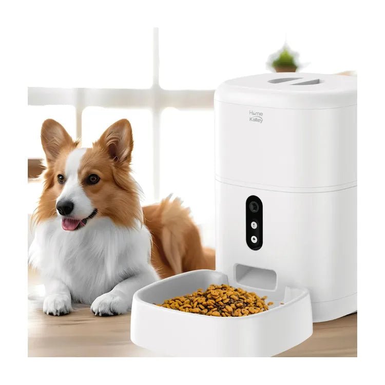 COMEDERO DISPENSADOR INTELIGENTE PARA MASCOTAS - KALLEY 4 LTS - Muebles Dummi