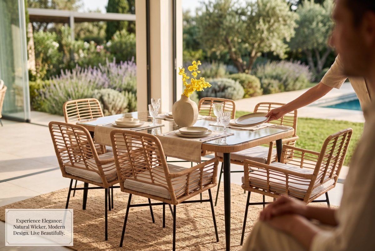 Comedor 6 Puestos Bambu Dummi - Muebles Dummi