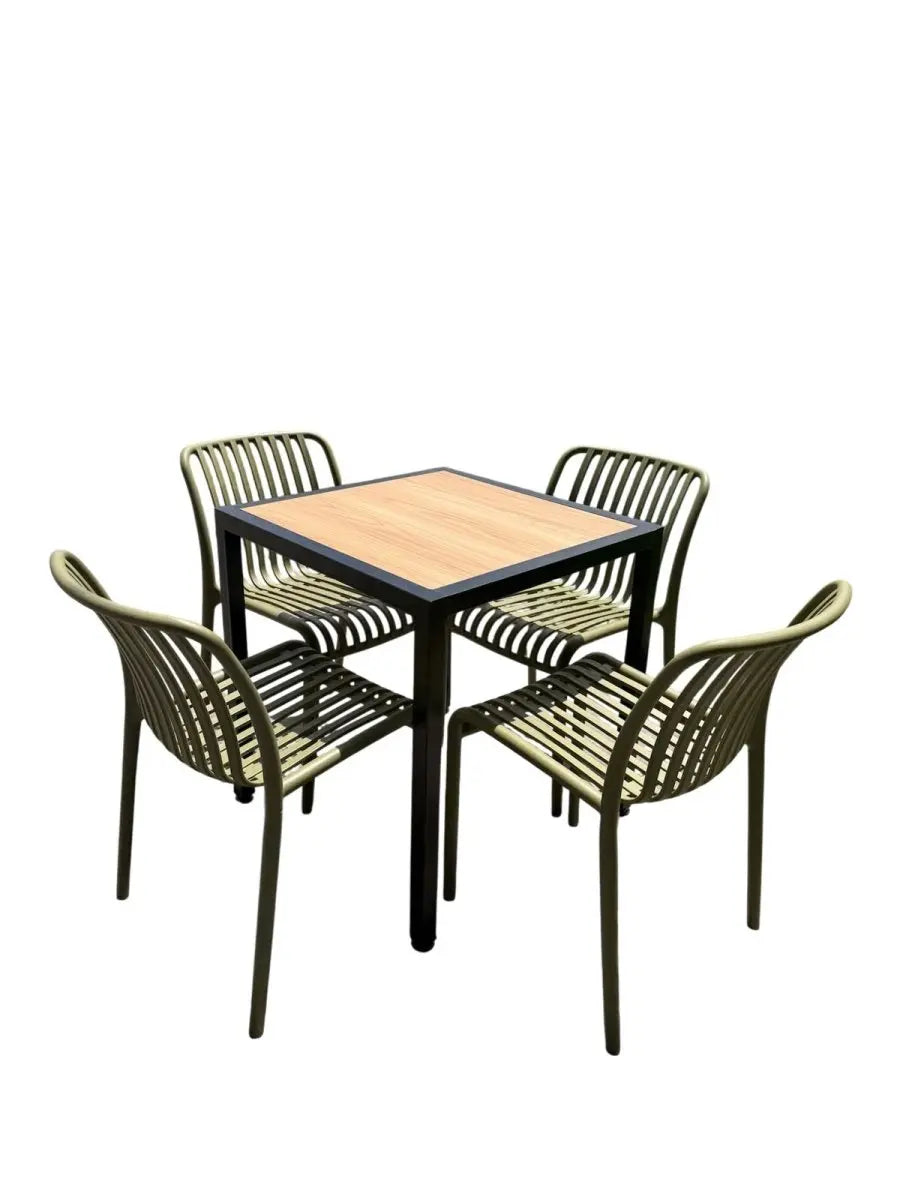 Comedor de Madres - 2 Sillas Con Mesa en Madera - Muebles Dummi