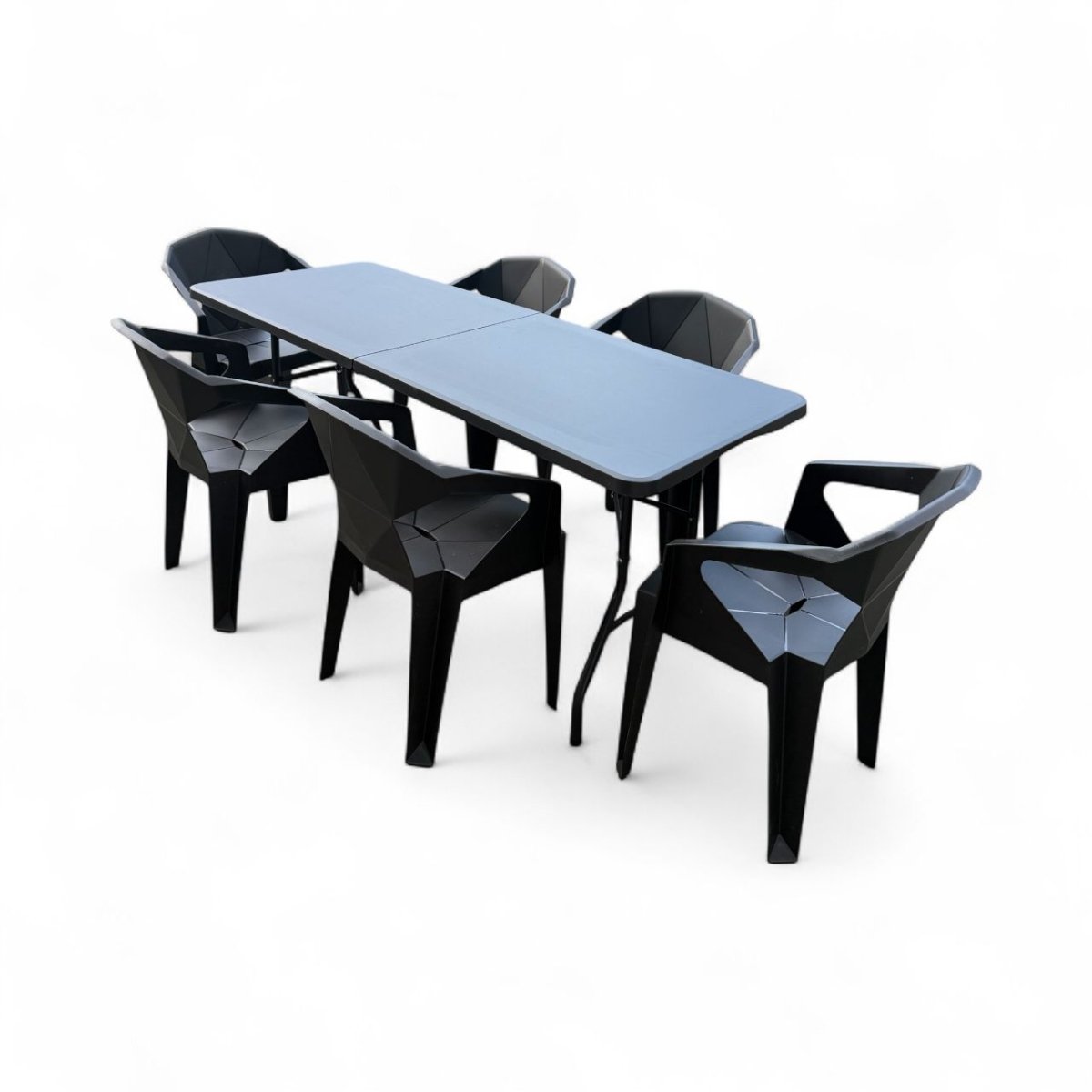 Comedor Geometrico Moderno Para 6 Personas - Muebles Dummi