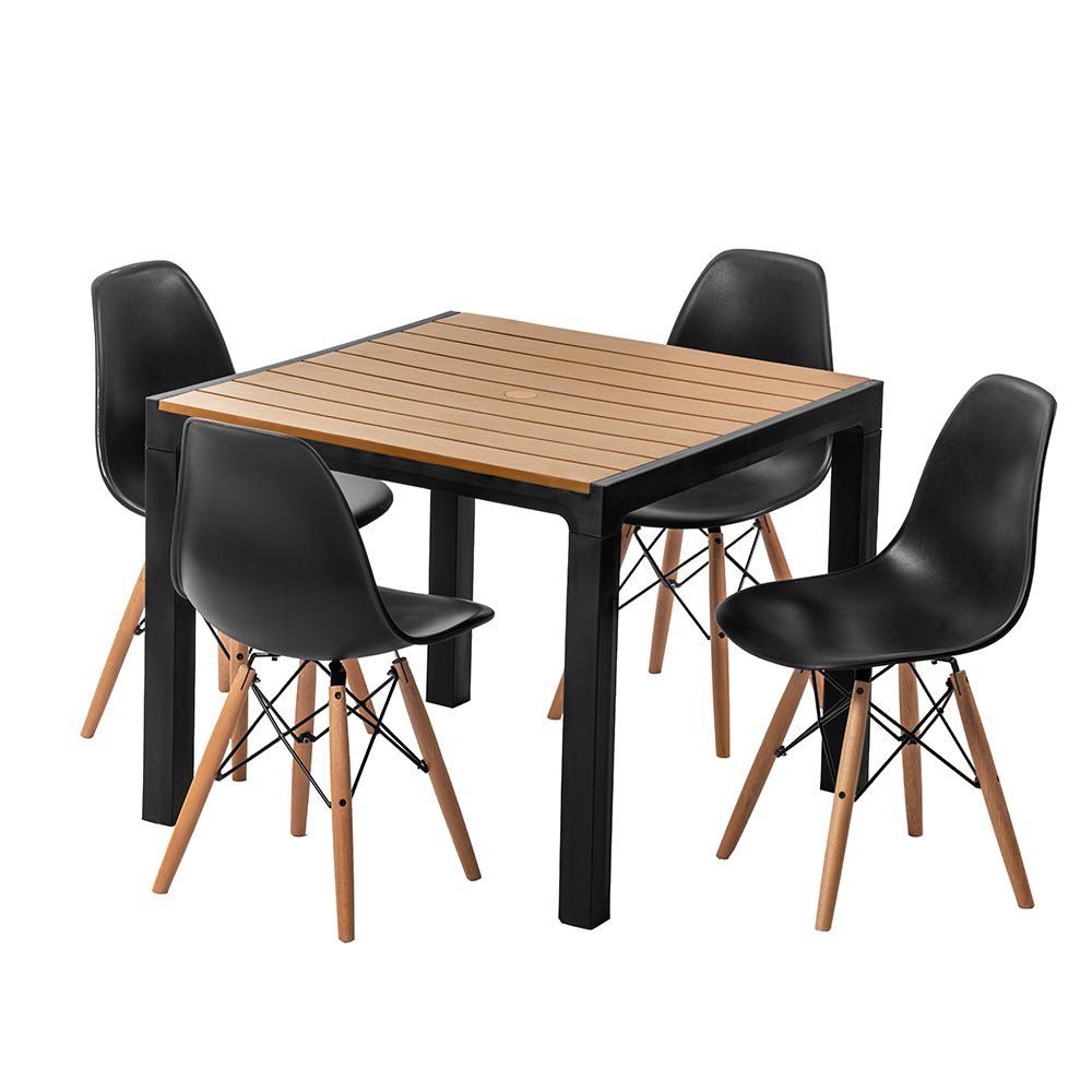 Comedor Madeira - Modern 4 Puestos - MQ - Muebles Dummi