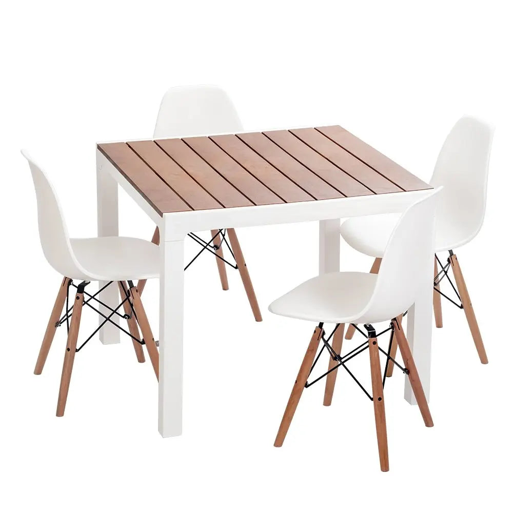 Comedor Madeira - Modern 4 Puestos - MQ - Muebles Dummi