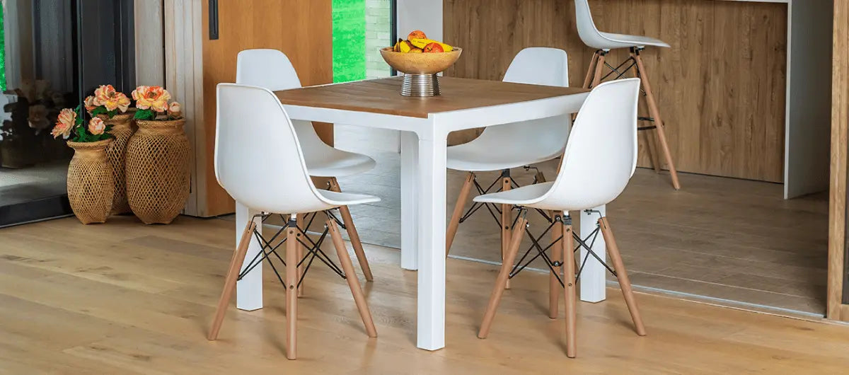 Comedor Madeira - Modern 4 Puestos - MQ - Muebles Dummi