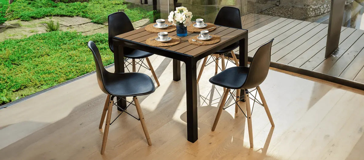 Comedor Madeira - Modern 4 Puestos - MQ - Muebles Dummi