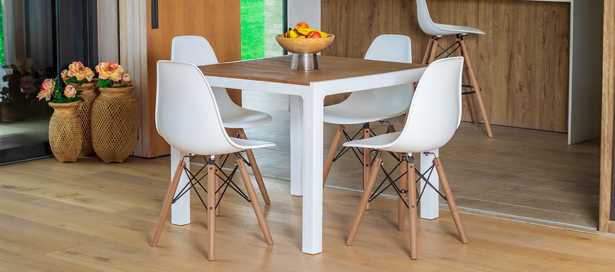 Comedor Madeira - Modern 4 Puestos - MQ - Muebles Dummi
