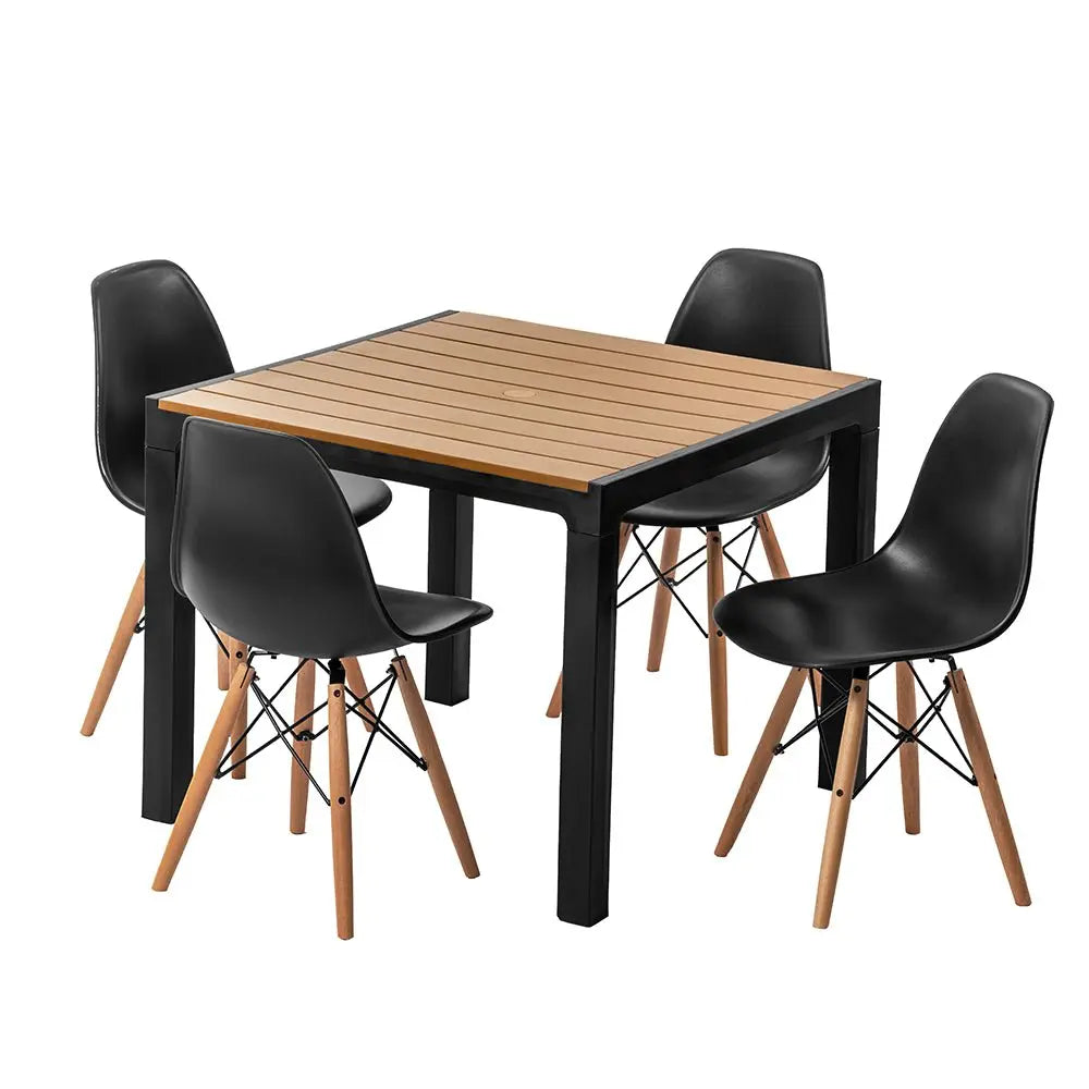 Comedor Madeira - Modern 4 Puestos - MQ - Muebles Dummi