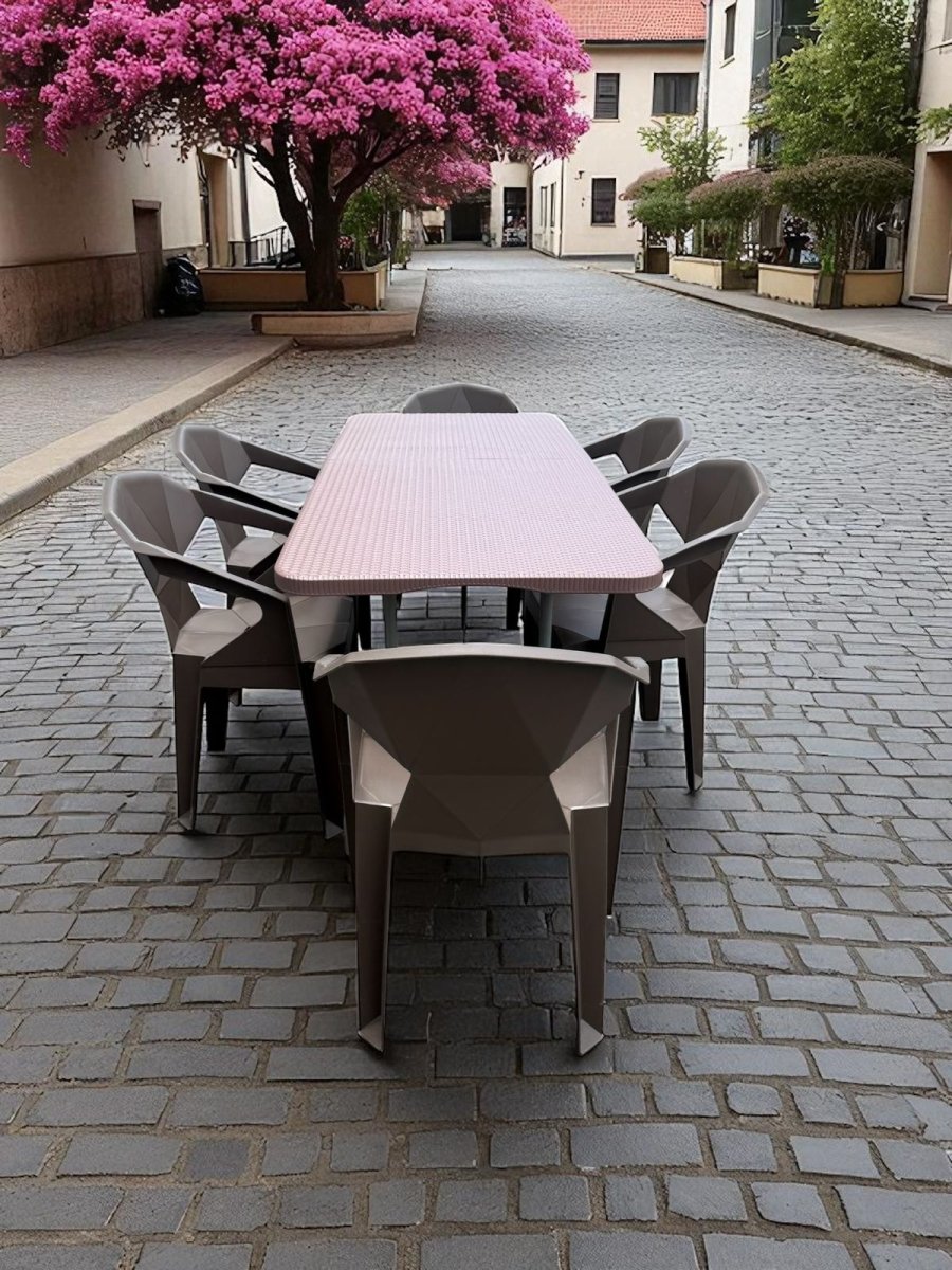 Comedor Moderno Para 6 Personas - Muebles Dummi