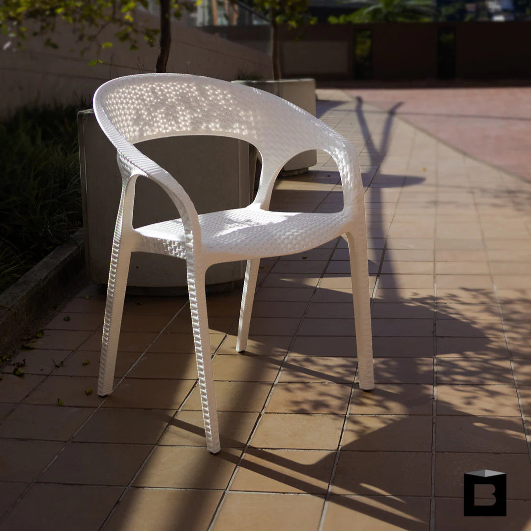 Silla Curve Para Exterior Rattan