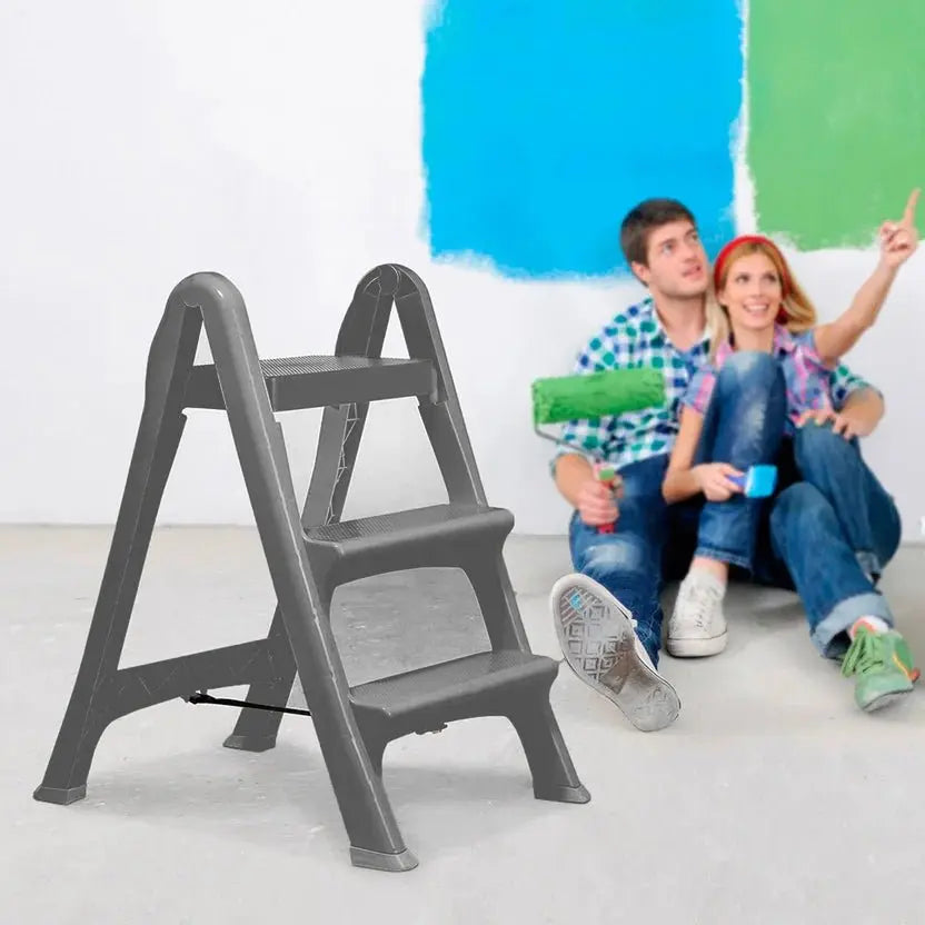 Escalera Plegable Tres Pasos - Muebles Dummi