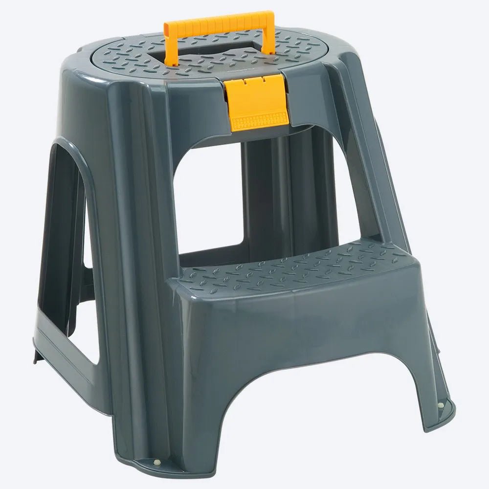 Escalesilla Con Tapa Organizadora Plastica Rimax - Muebles Dummi