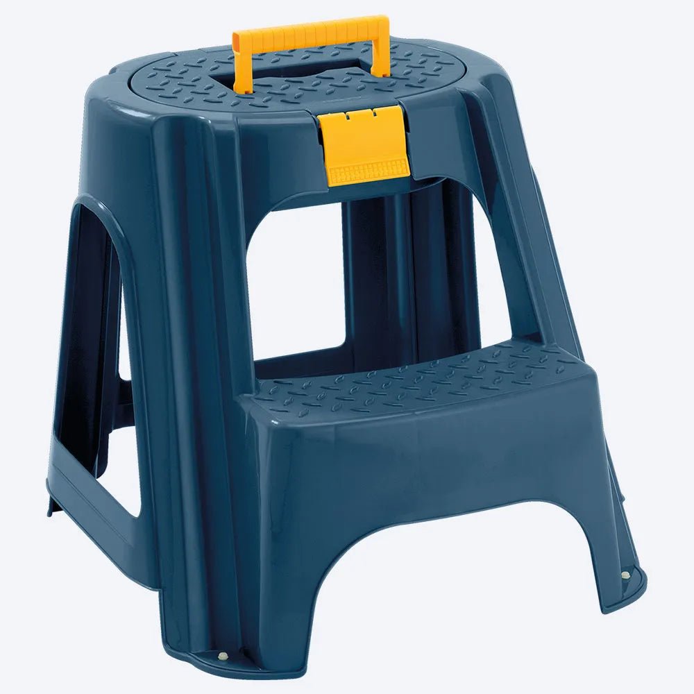 Escalesilla Con Tapa Organizadora Plastica Rimax - Muebles Dummi
