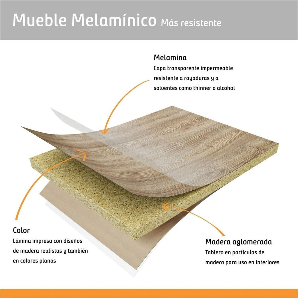 Escritorio Estacion de Trabajo Modular Asturias - Muebles Dummi