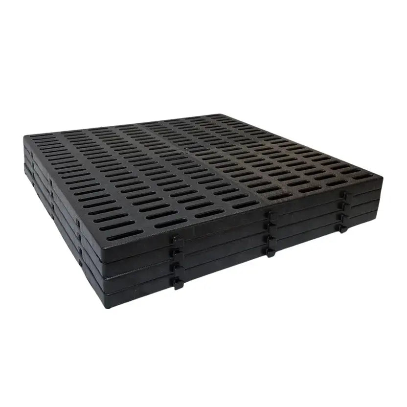Estiba Industrial Plastica Pequeña Negra - Muebles Dummi