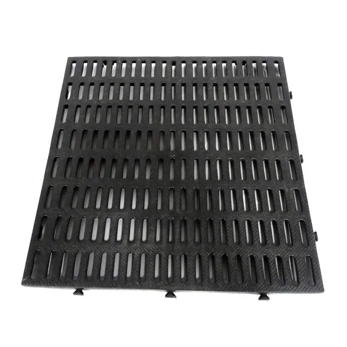 Estiba Industrial Plastica Pequeña Negra - Muebles Dummi