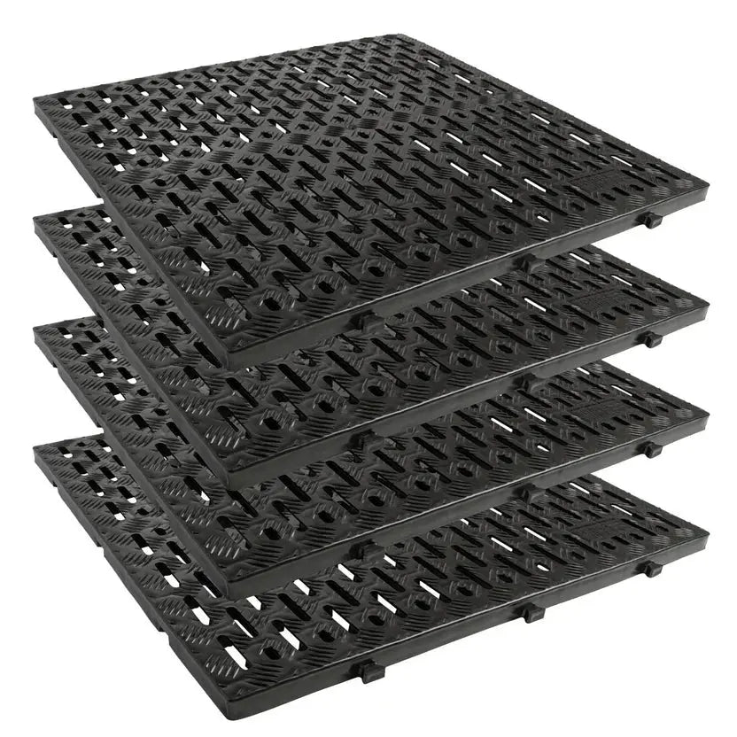 Estiba Industrial Plastica Pequeña Negra - Muebles Dummi