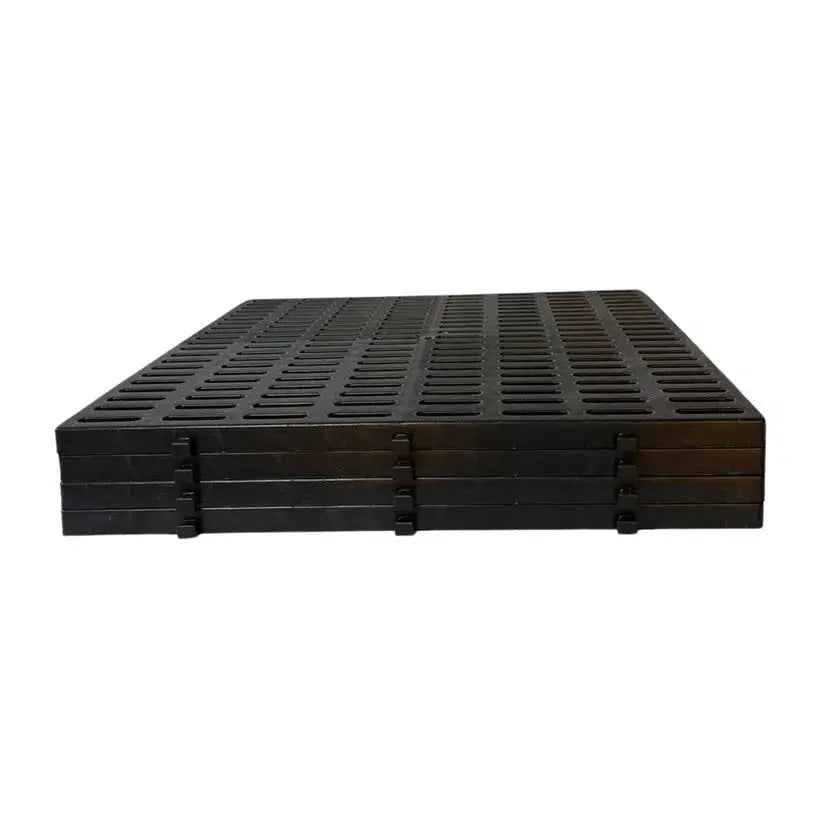 Estiba Industrial Plastica Pequeña Negra - Muebles Dummi