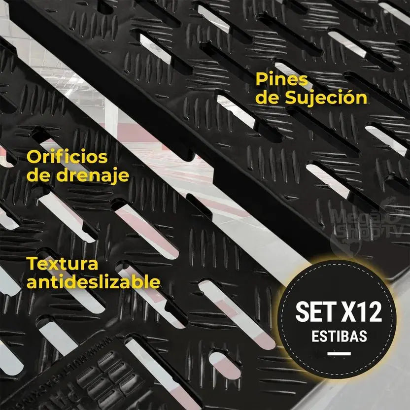 Estiba Industrial Plastica - Set X 12 - Muebles Dummi