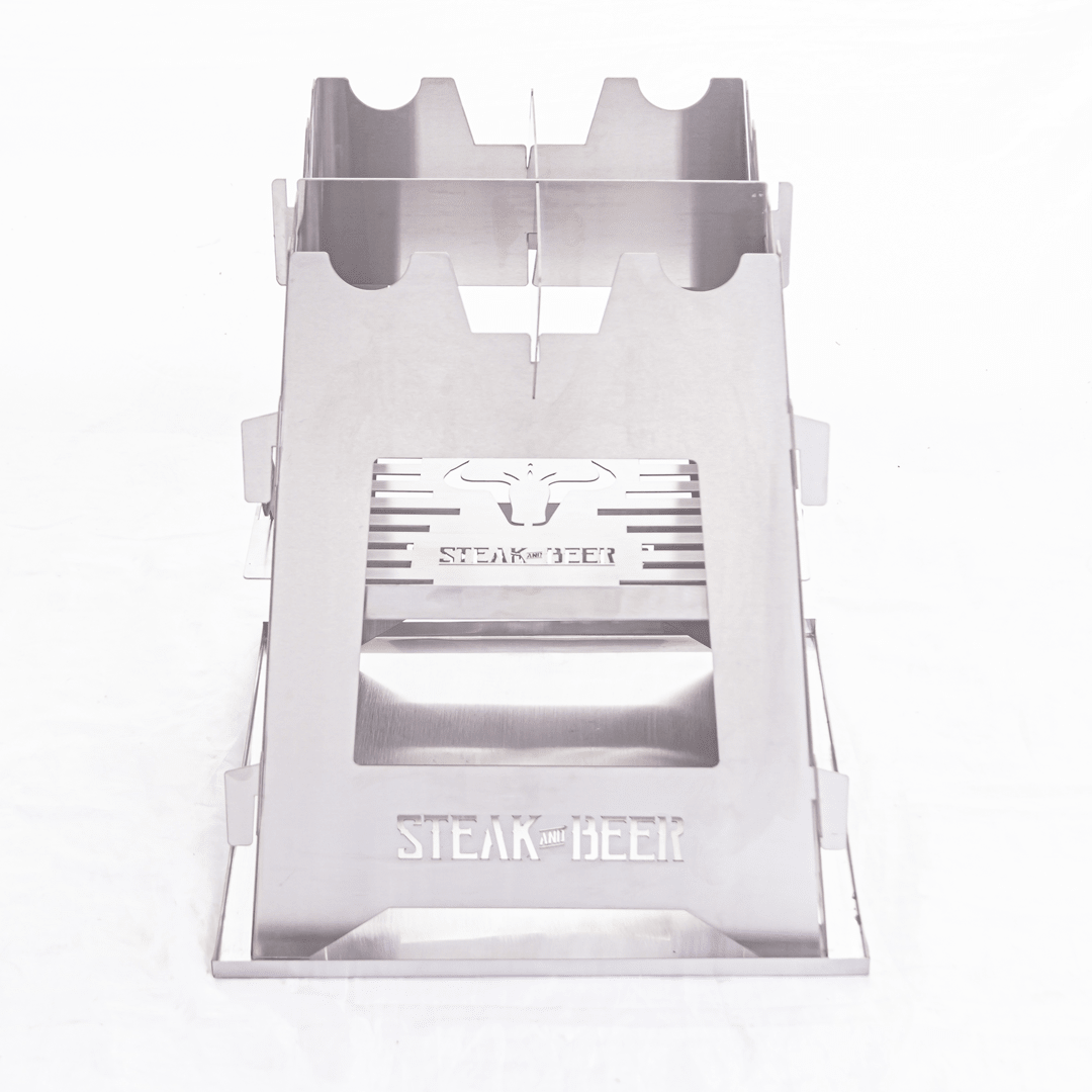 Fogon De Leña - Acero Inoxidable - Muebles Dummi