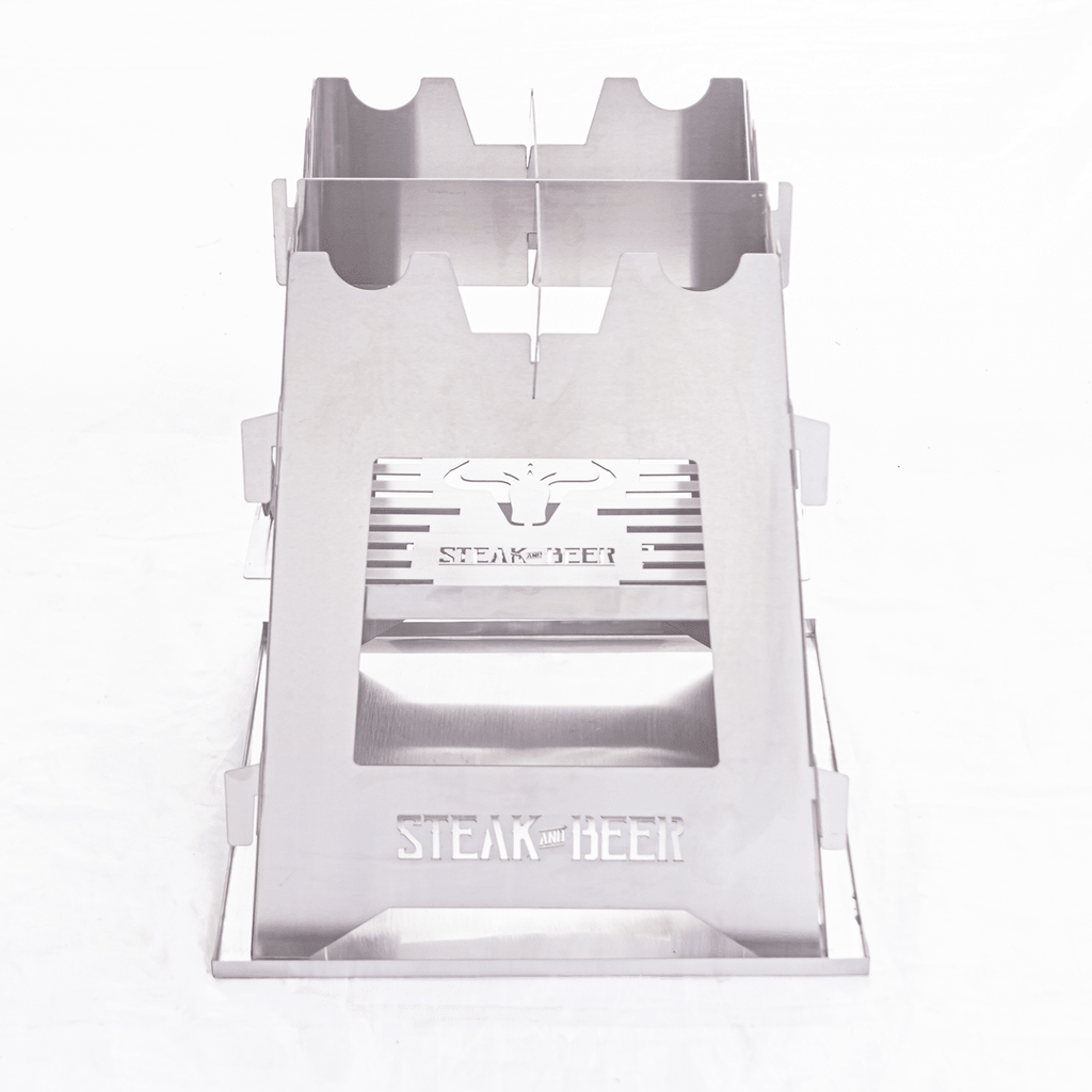 Fogon De Leña - Acero Inoxidable - Muebles Dummi