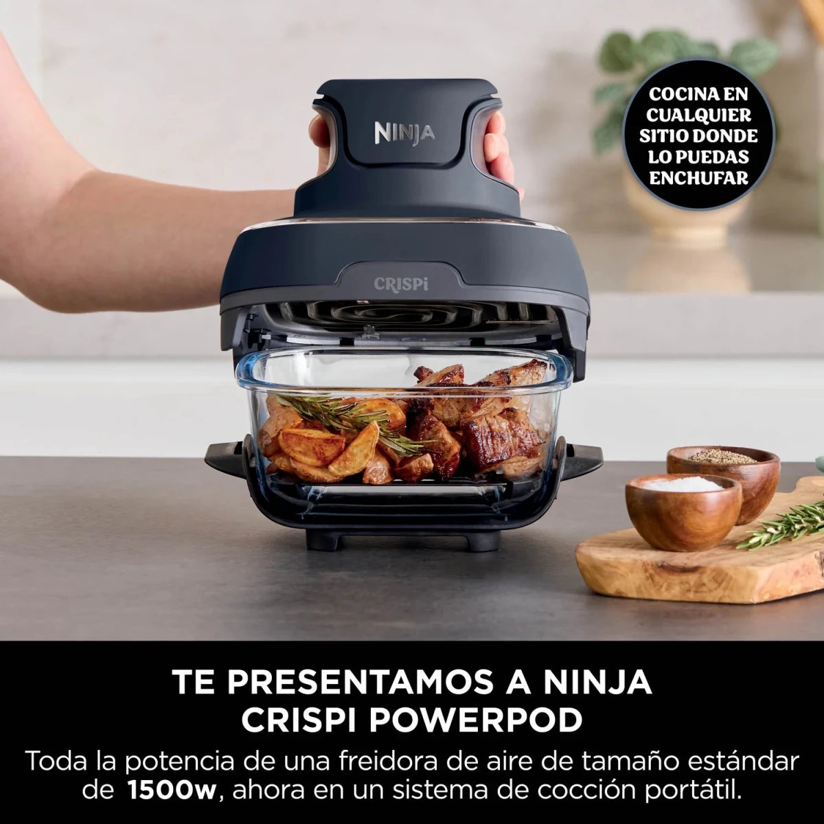 Freidora de Aire 4 en 1 Ninja Crispi - Muebles Dummi