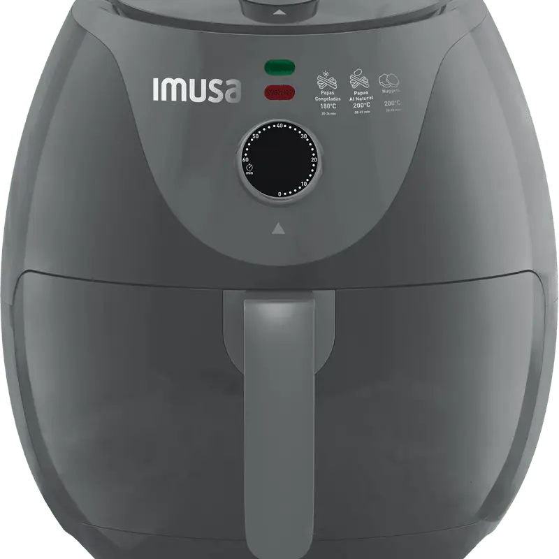 Freidora de aire IMUSA Esencial 3.2L Mecánica Gris - Muebles Dummi