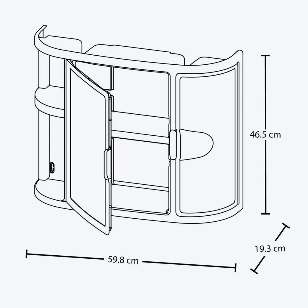 Gabinete Para Baño Con Espejo - Rimax - Muebles Dummi