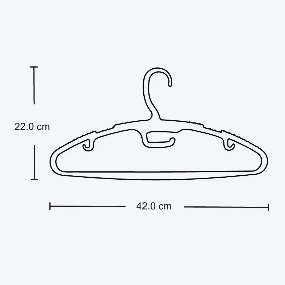 Gancho Para Ropa Set X 10 UND - Rimax - Muebles Dummi
