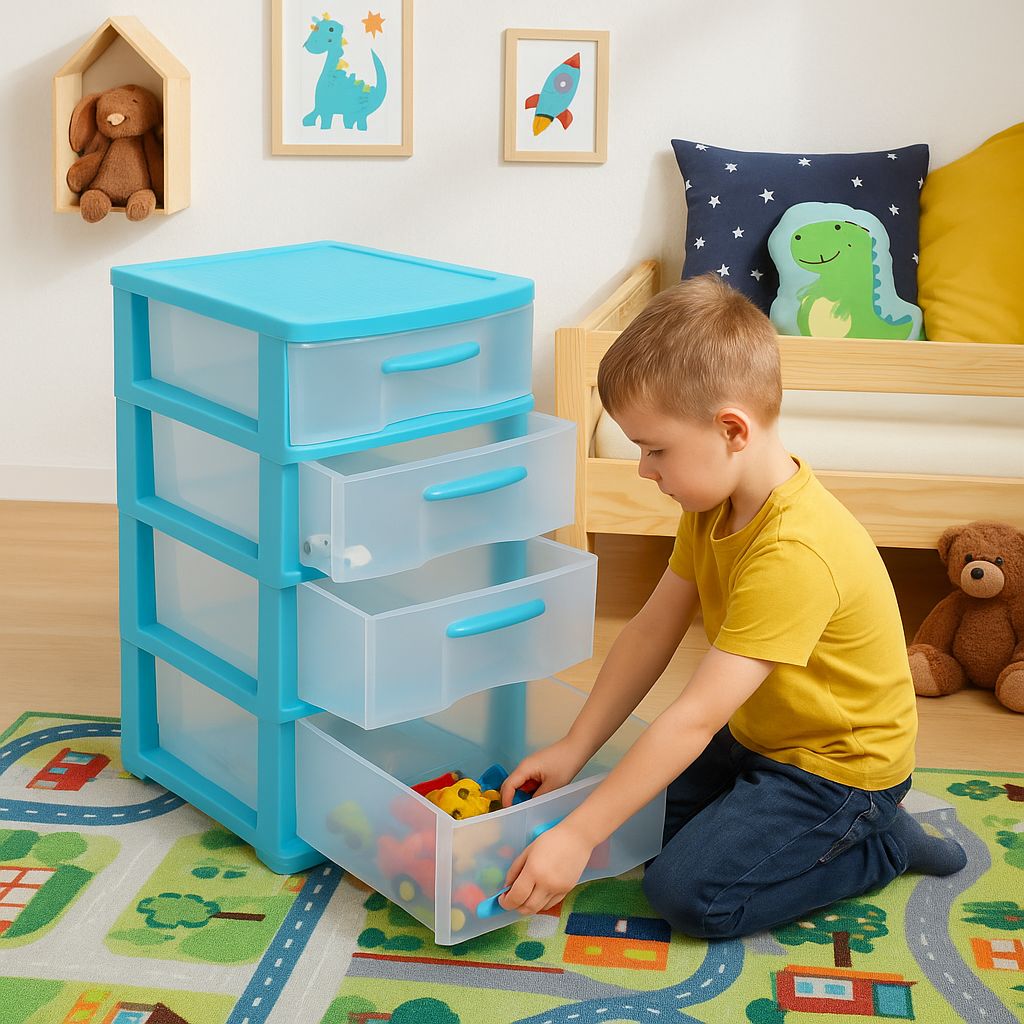 Gavetero Modular 4 Niveles - MQ - Muebles Dummi