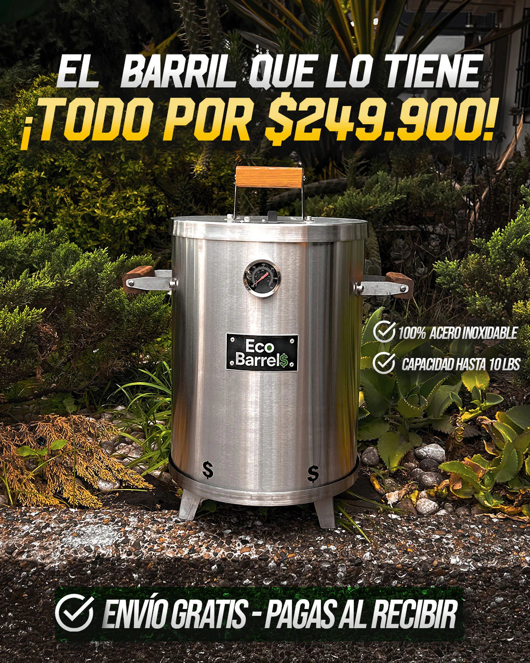 Eco Barril 10LB + Obsequio