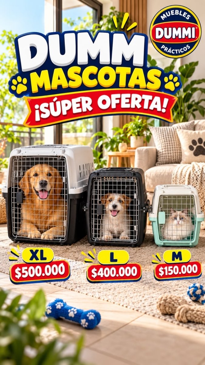 Guacal Para Mascotas Grande Dummi - Muebles Dummi