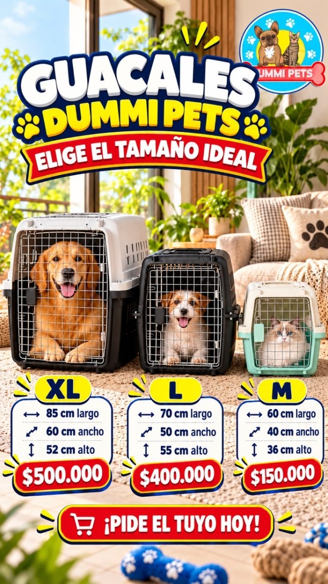 Guacal Para Mascotas Grande Dummi - Muebles Dummi