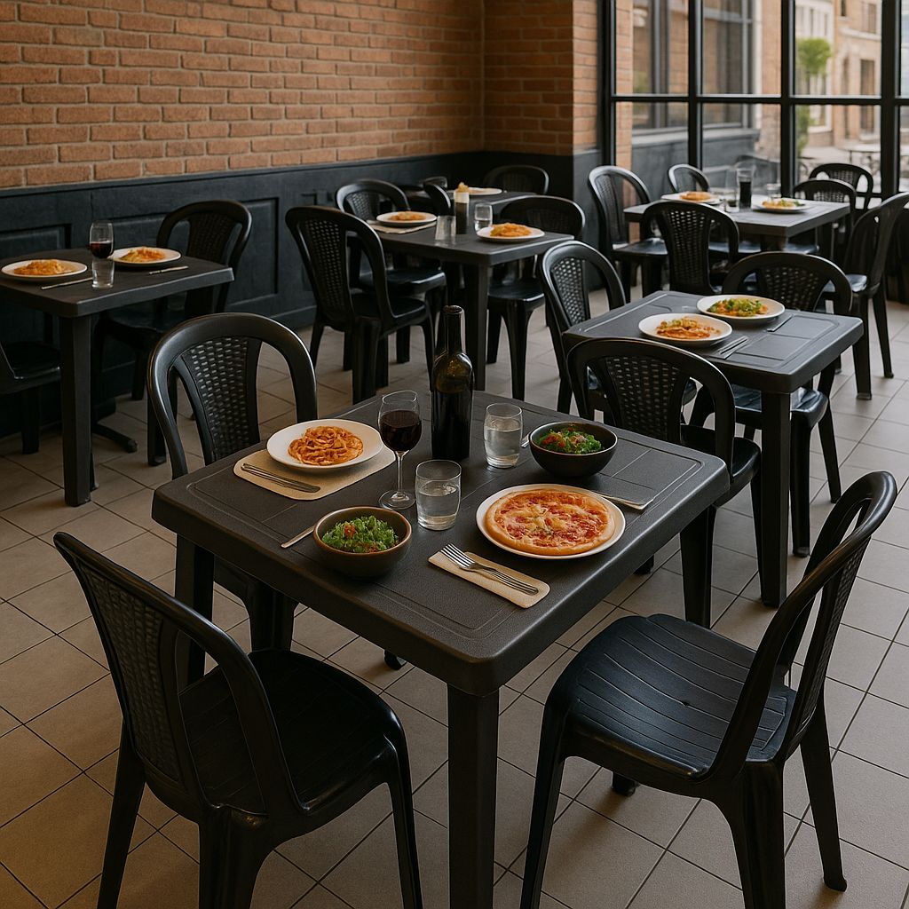 Juego Comedor Siena - 4 Sillas Con Mesa - Muebles Dummi