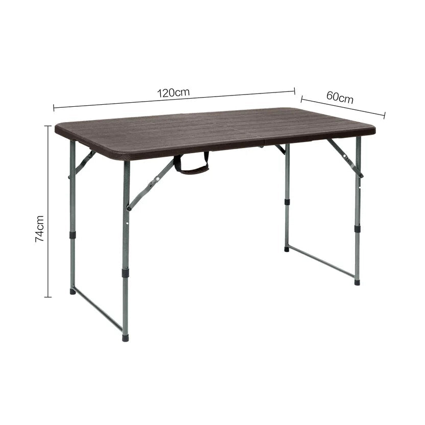 Juego de Bar - Mesa Banquetera Plegable + 4 Butacos - Muebles Dummi