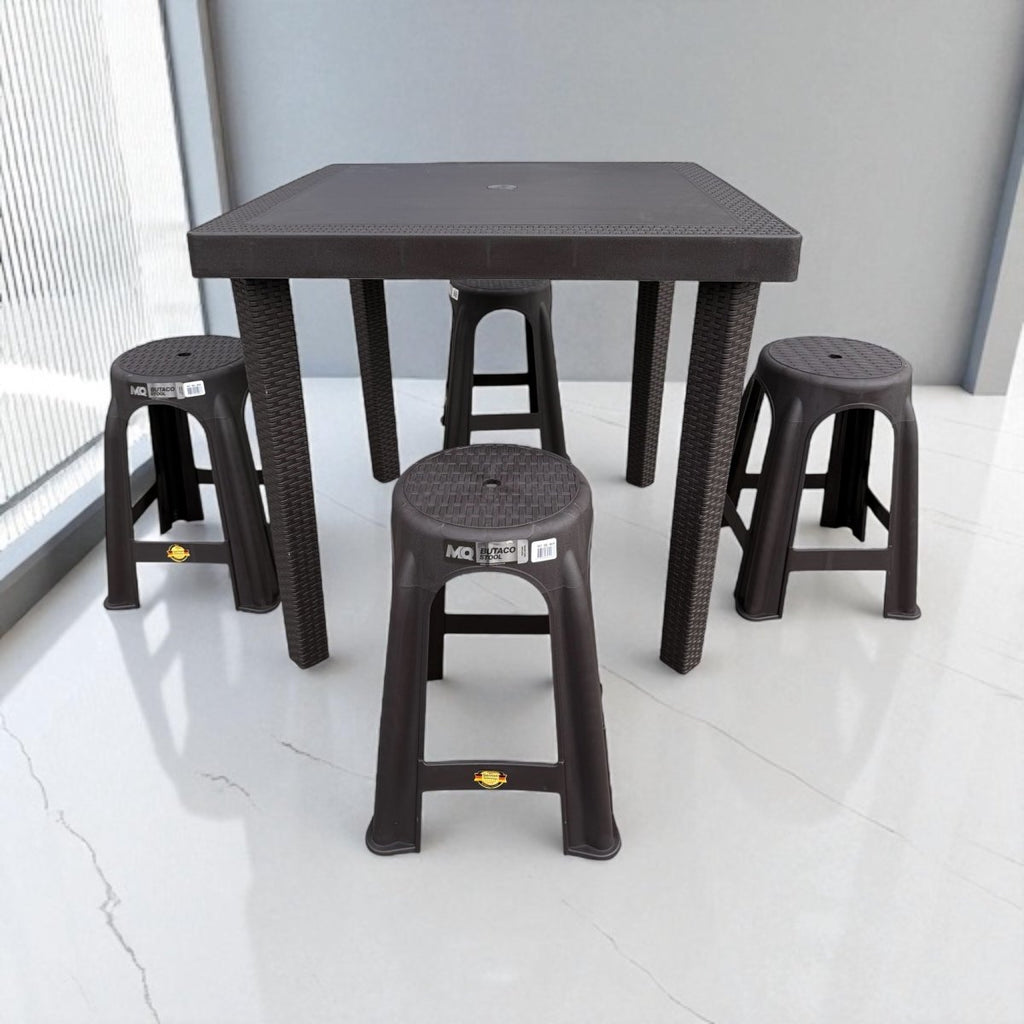 Juego de Comedor Con Butaco Infinity - Muebles Dummi