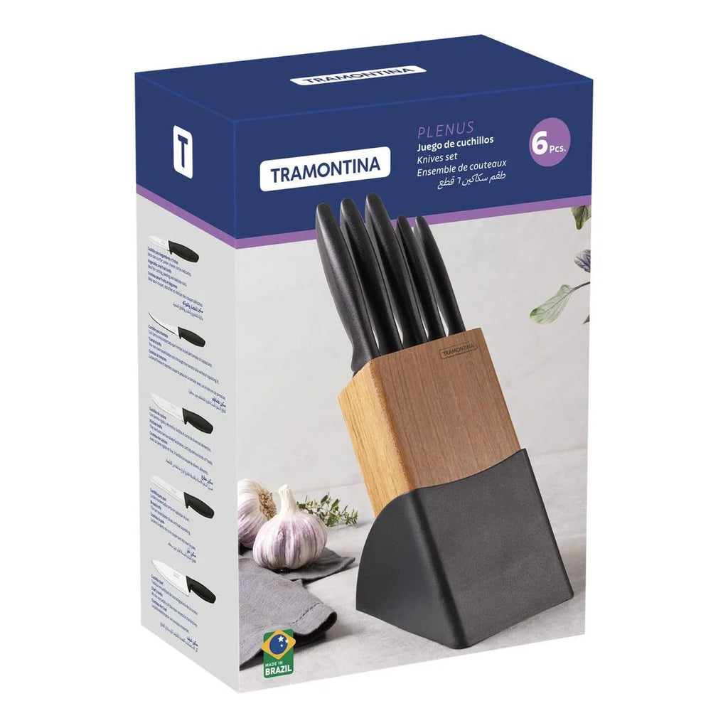 Juego de Cuchillos Tramontina Plenus 06 Piezas - Muebles Dummi