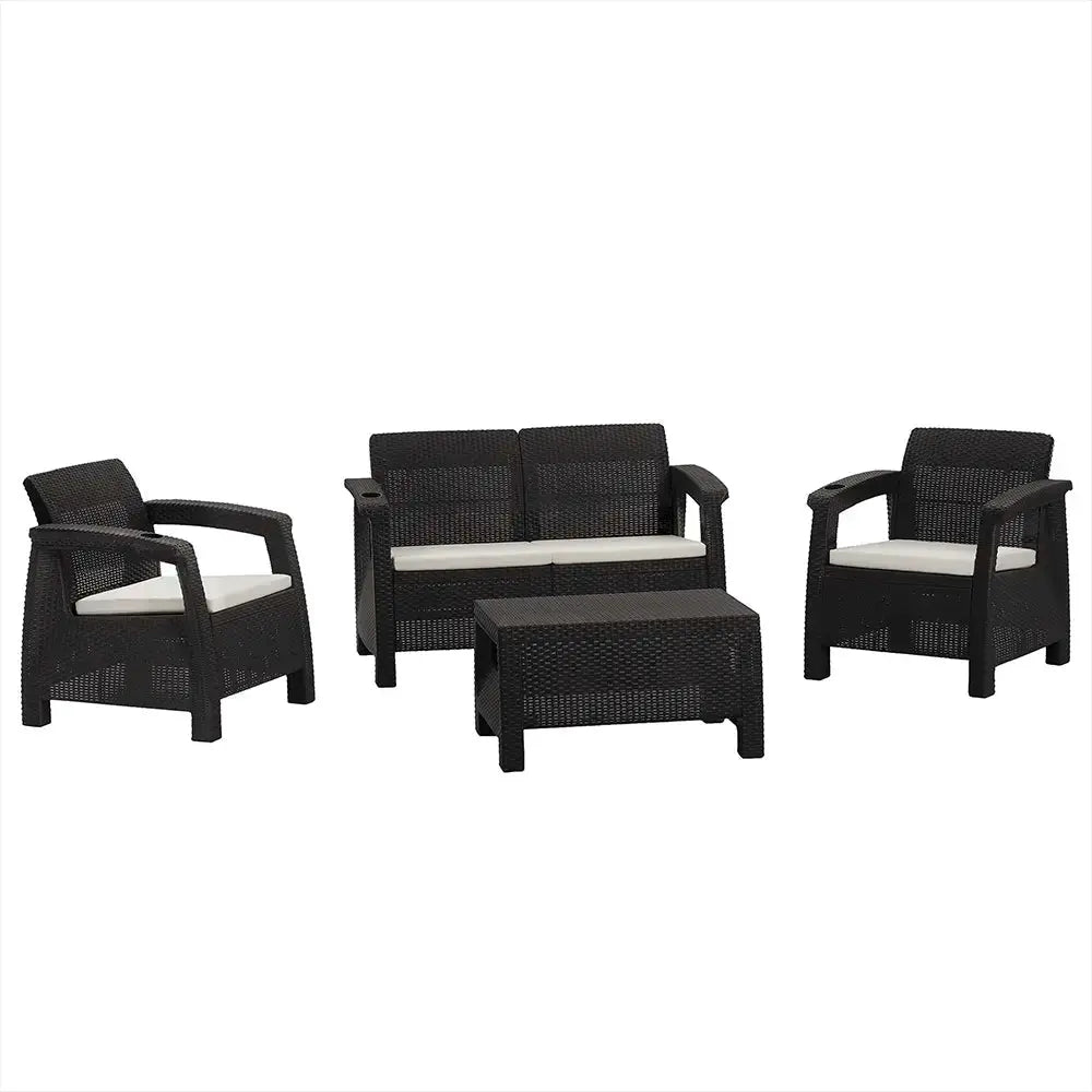 Juego De Sala Comfort Ferrara - MQ - Muebles Dummi