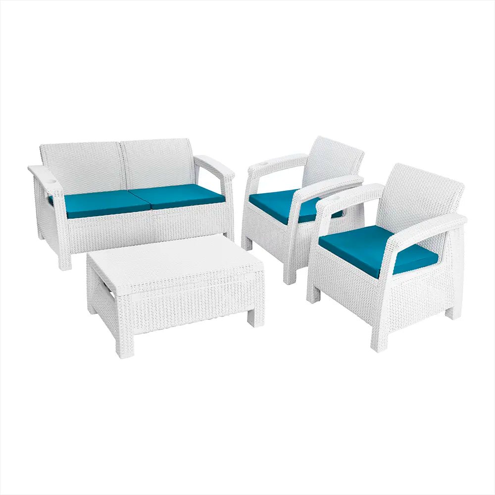 Juego De Sala Comfort Ferrara - MQ - Muebles Dummi