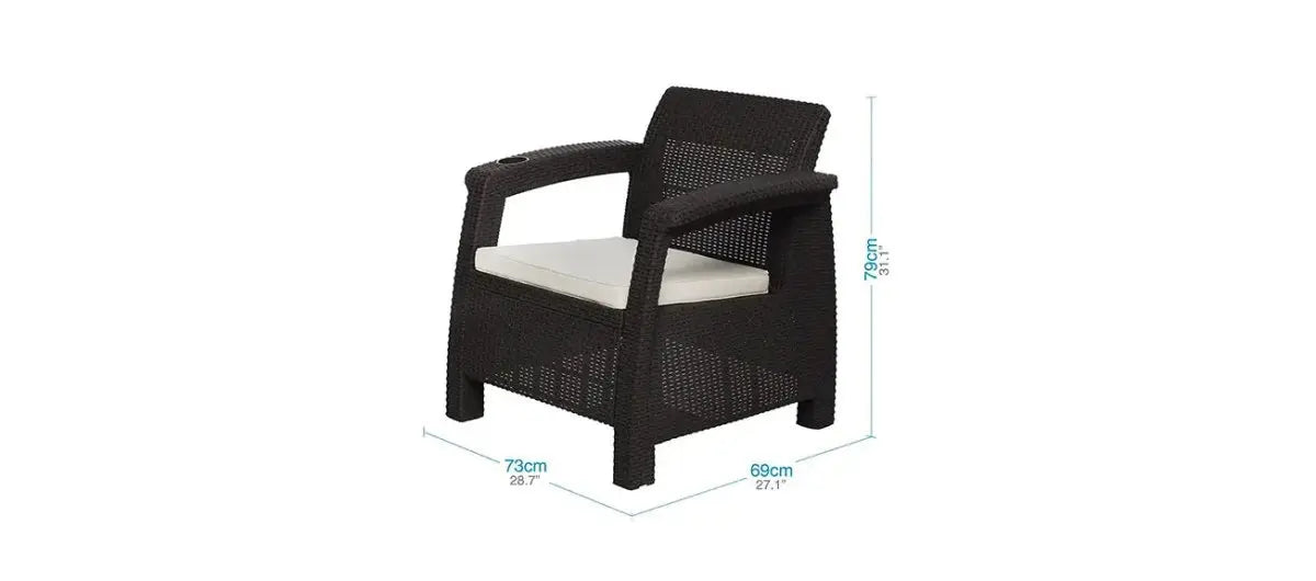 Juego De Sala Comfort Ferrara - MQ - Muebles Dummi