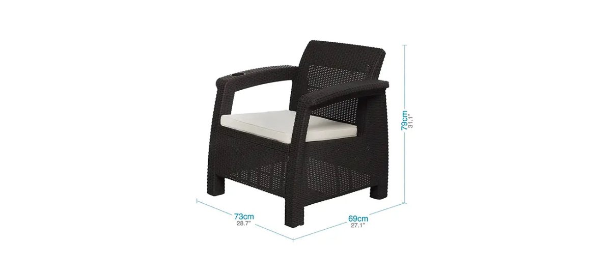 Juego De Sala Comfort Ferrara - MQ - Muebles Dummi