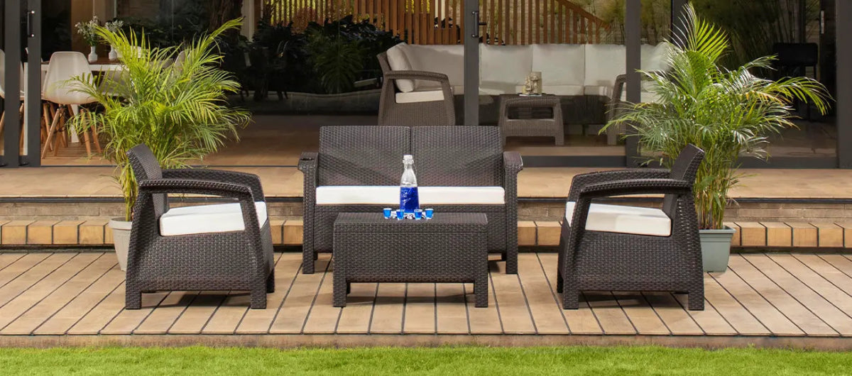 Juego De Sala Comfort Ferrara - MQ - Muebles Dummi
