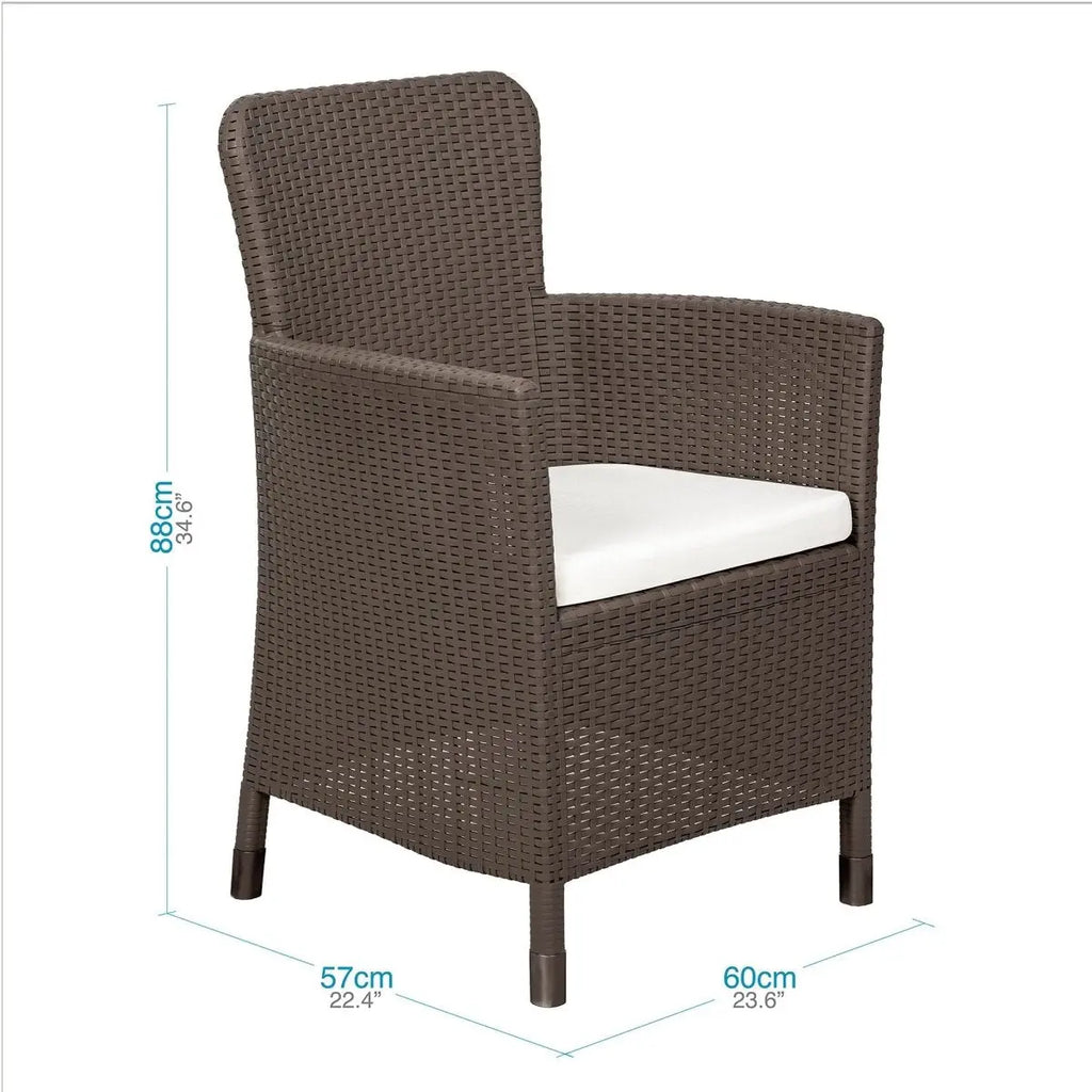 Juego De Sala Exterior Capri Comfort - Muebles Dummi
